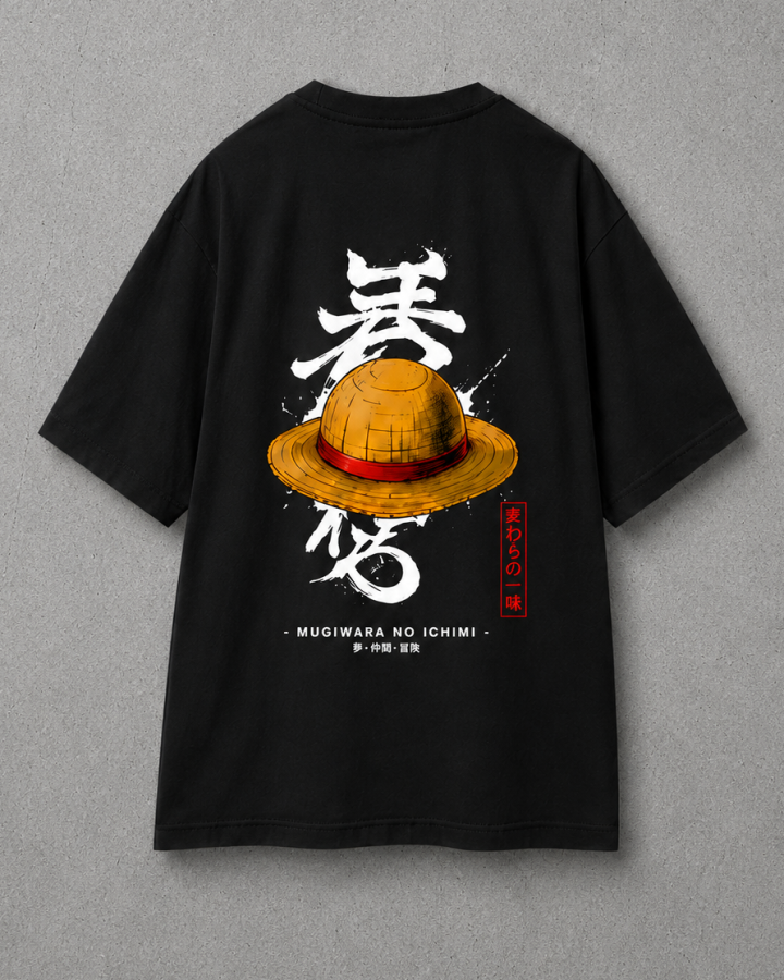 Mugiwara Oversized Tee - Noir