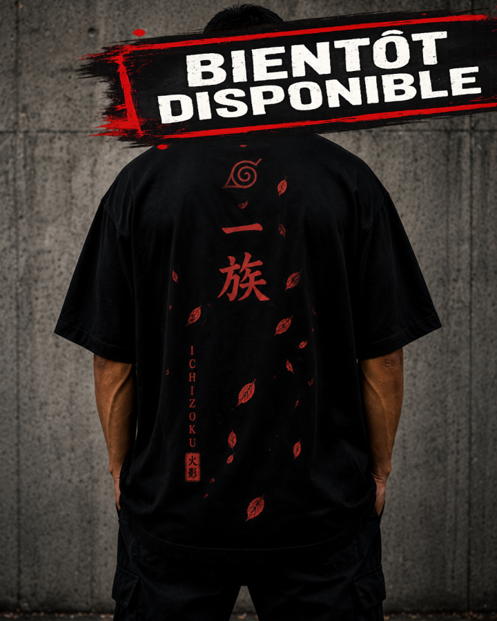 Konoha oversized Tee - Shadow